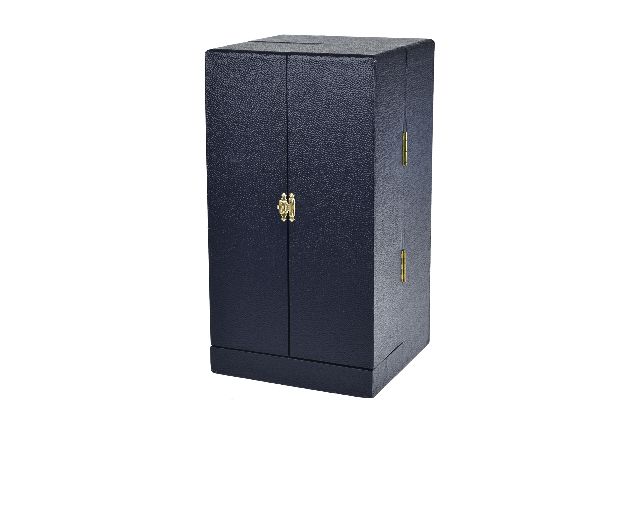 Trophy case with two front doors