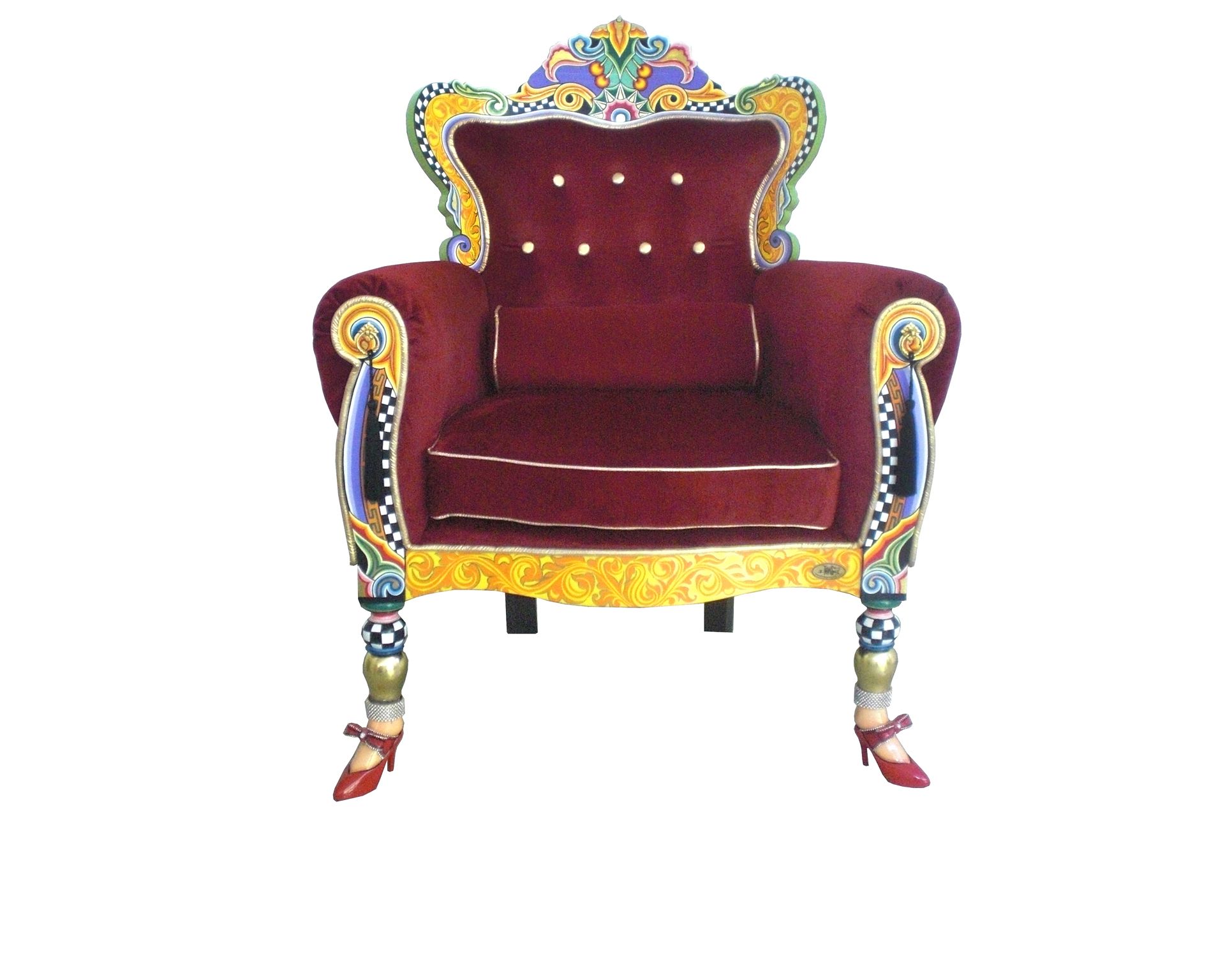 Throne Versailles Hand Painted Toms Drag 145504 753td101857