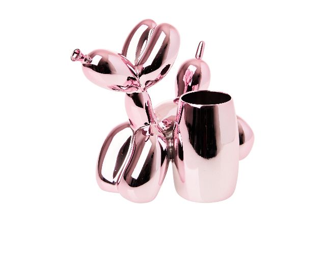 Portapenne cane palloncino medio fuxia