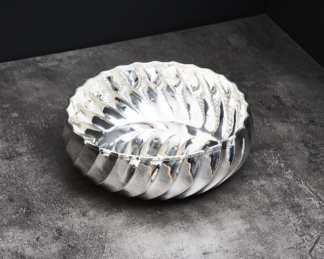 Round bowl silver