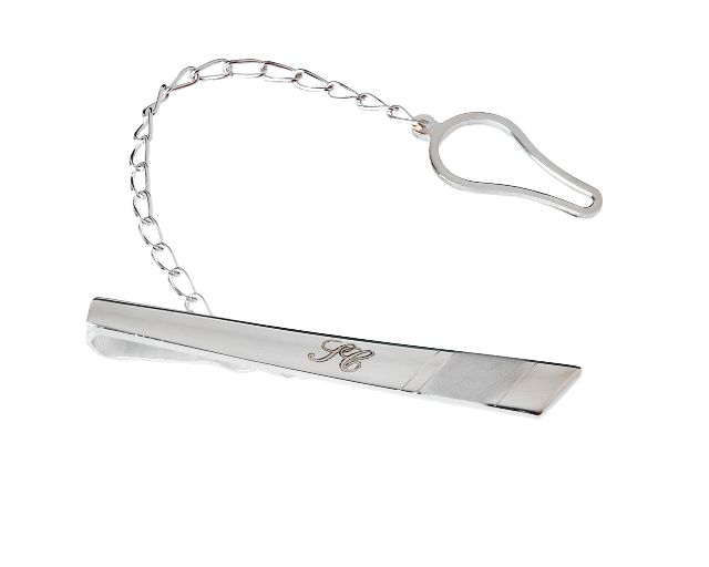Tie Clip Silver With Satin Band Selezione Zanolli 151167 2vfermacg