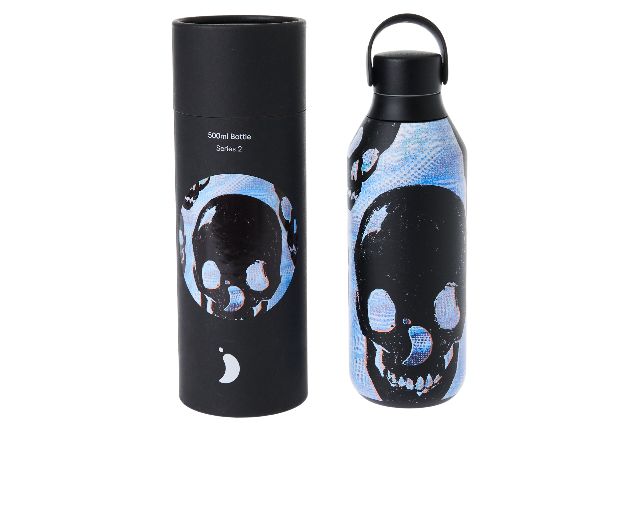 Thermal bottle steel i love dust skull