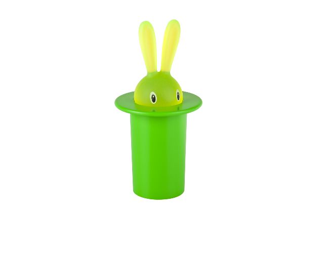 Toothpick holder magic bunny green
