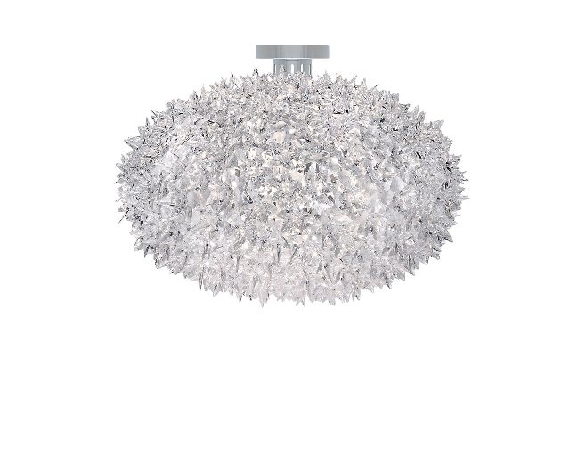 Lampada sospensione bloom trasparente