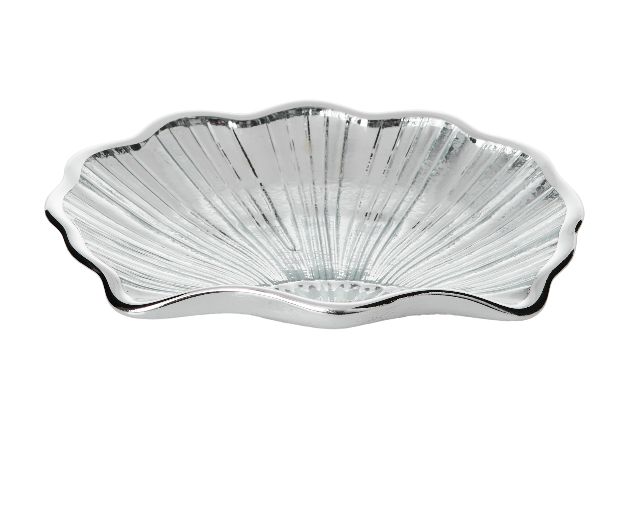 Piattino Conchiglia Argento Con Fiocco Portaconfetti Selezione Zanolli 179782 488105927hx