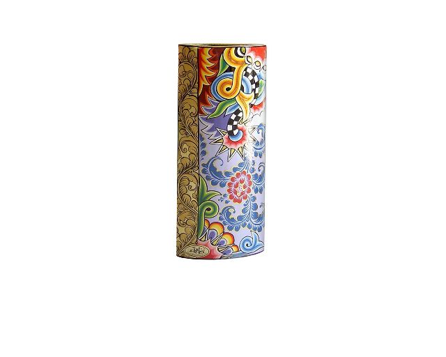 Vase m hand painted