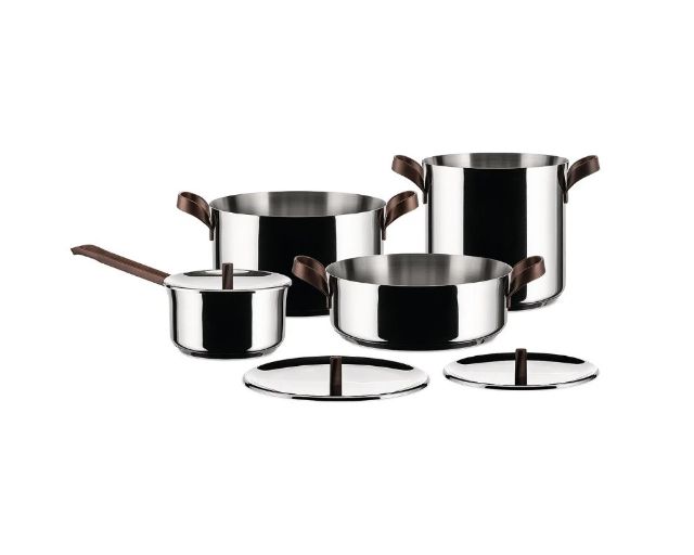Set of cookware edo steel 7 pieces