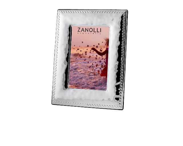 Picture frame pvd silver with shiny band