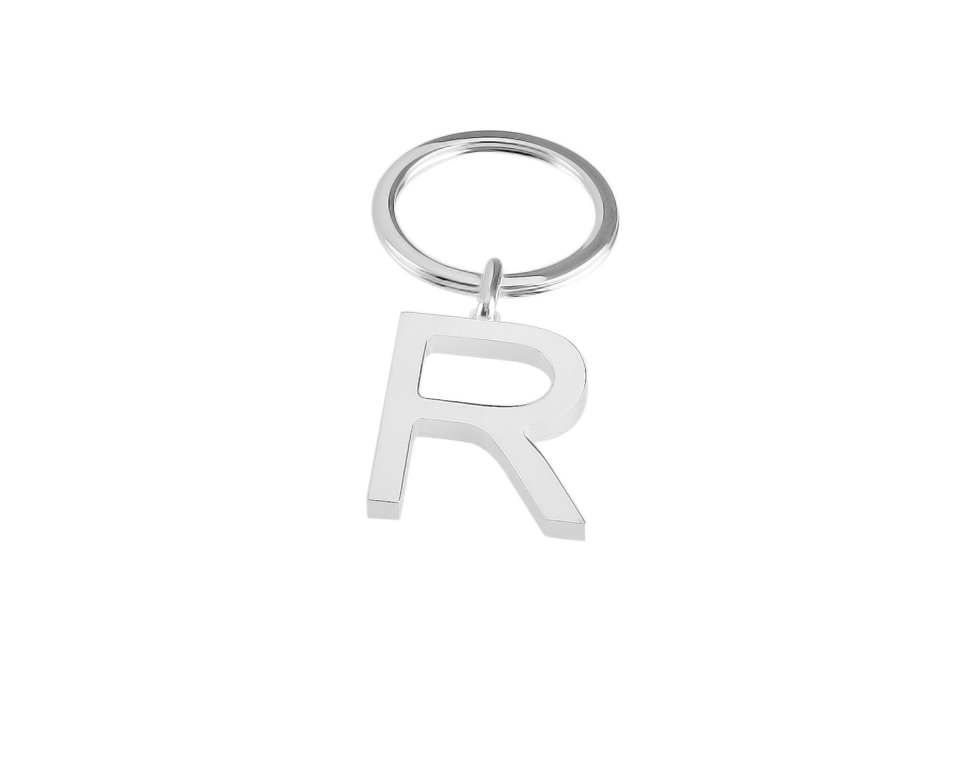Portachiavi Argento Lettera R Selezione Zanolli 10962 2vpcr