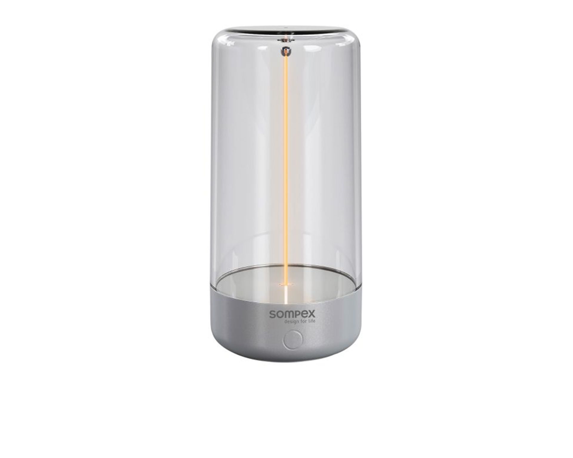 Lampada Ricaricabile Pulse Argento Sompex