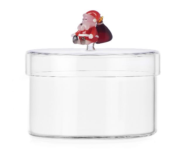 Idea regalo natale scatola babbo natale con sacco christmas tales