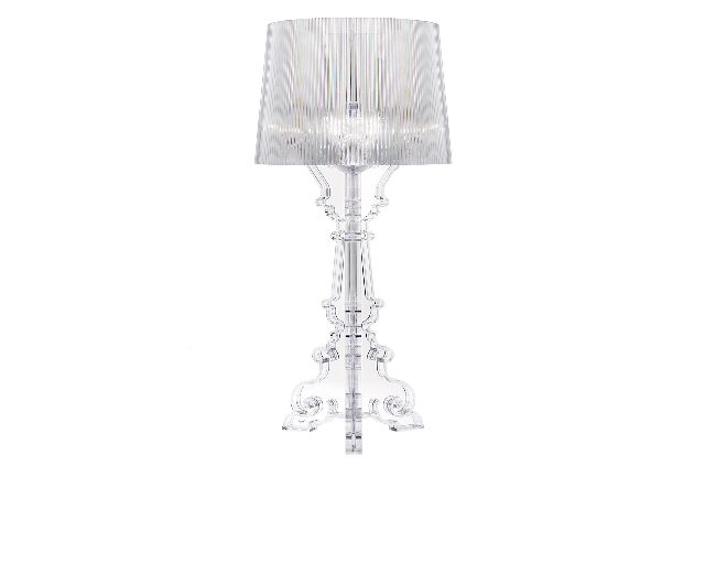 Table lamp bourgie transparent