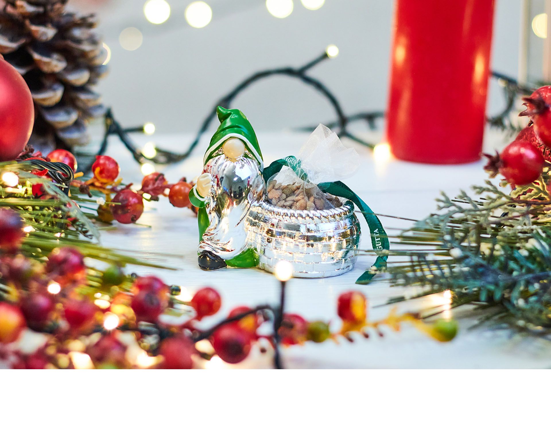 Idea Regalo Natale Babbo Natale Con Lenticchie Verde Selezione Zanolli 177909 592n8593ve