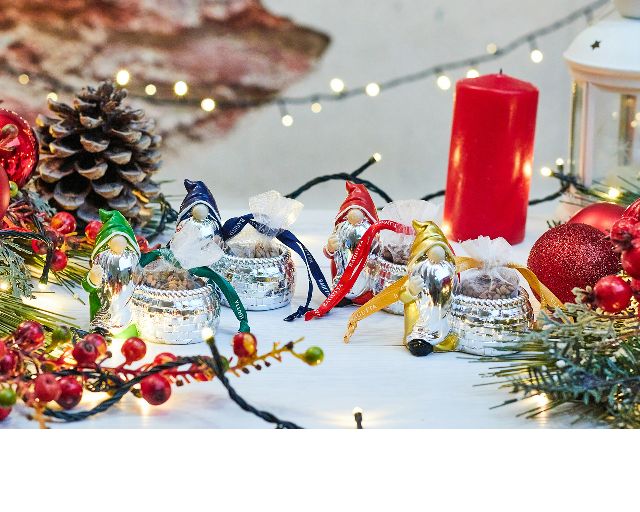 Idea Regalo Natale Babbo Natale Con Lenticchie Verde Selezione Zanolli 177909 592n8593ve