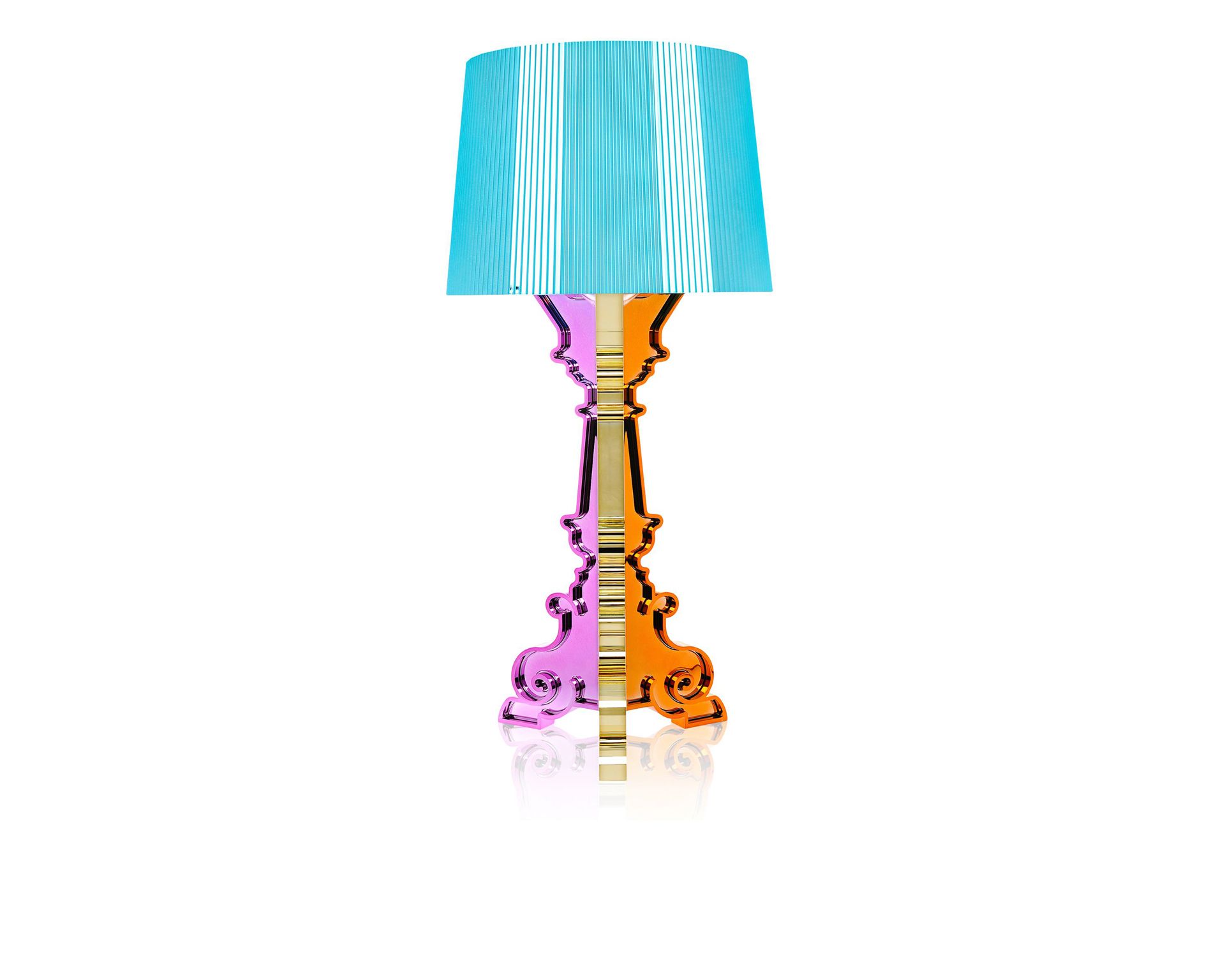 Lampada Da Tavolo Bourgie Multicolore Azzurro Con Dimmer Kartell 148245 90609072x3