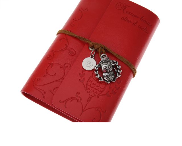 Block Notes With Owl Pendant And Box Selezione Zanolli 153464 912mz19135