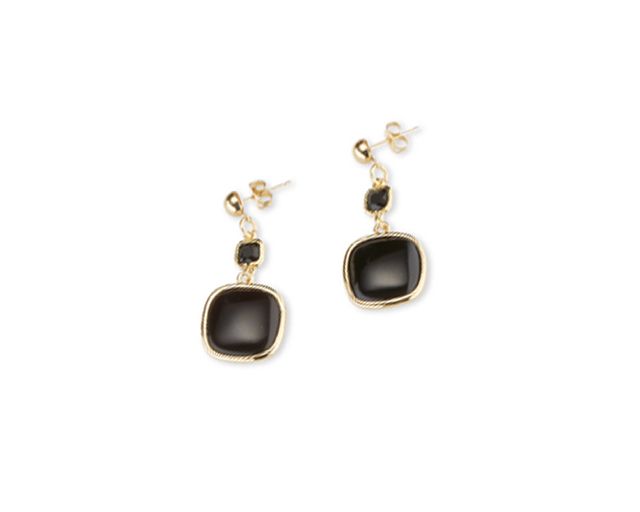 Earrings yvette brass