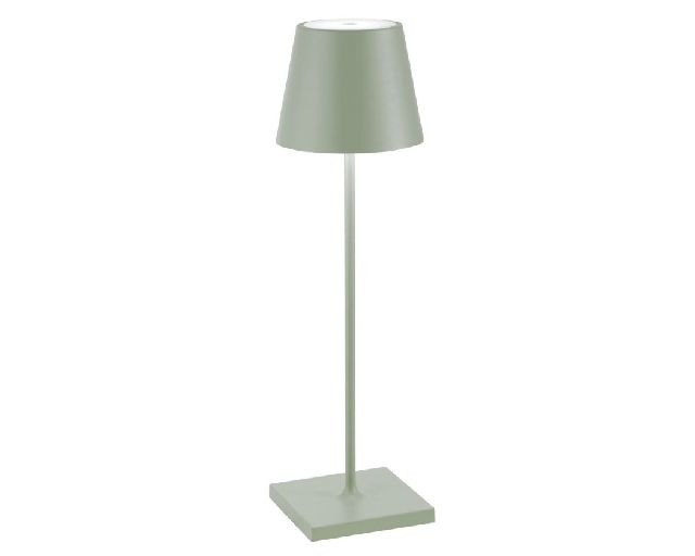Lampada da tavolo poldina pro micro salvia
