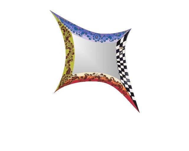 Specchio drag mirror dipinto a mano