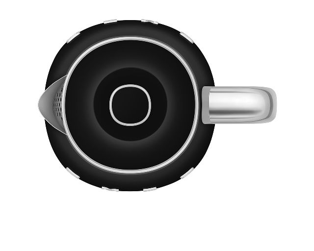 Mini Kettle Black Smeg 174267 891klf05bleu