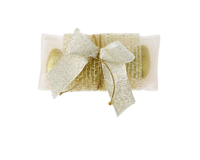 Favor sugared almonds gold