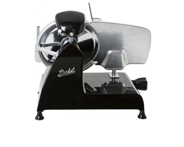 Electric meat slicer red line 300 steel black