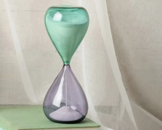 Clessidra Murano Glass Lilac Mint Venini 190284 93142006llvt
