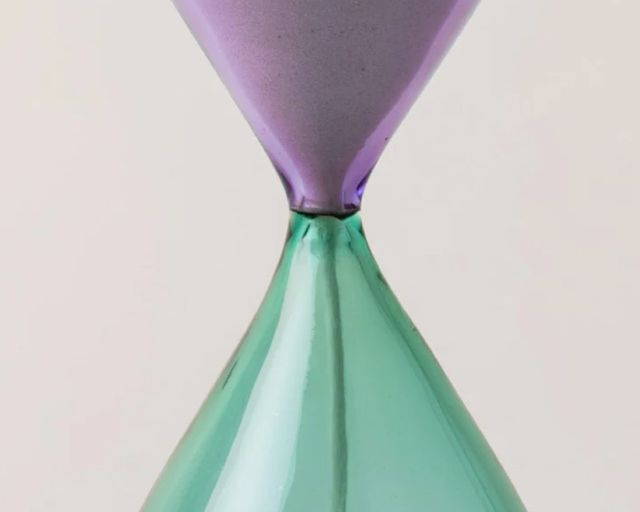 Clessidra Murano Glass Lilac Mint Venini 190284 93142006llvt
