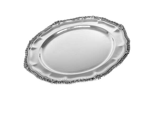Tray silver in 700 style