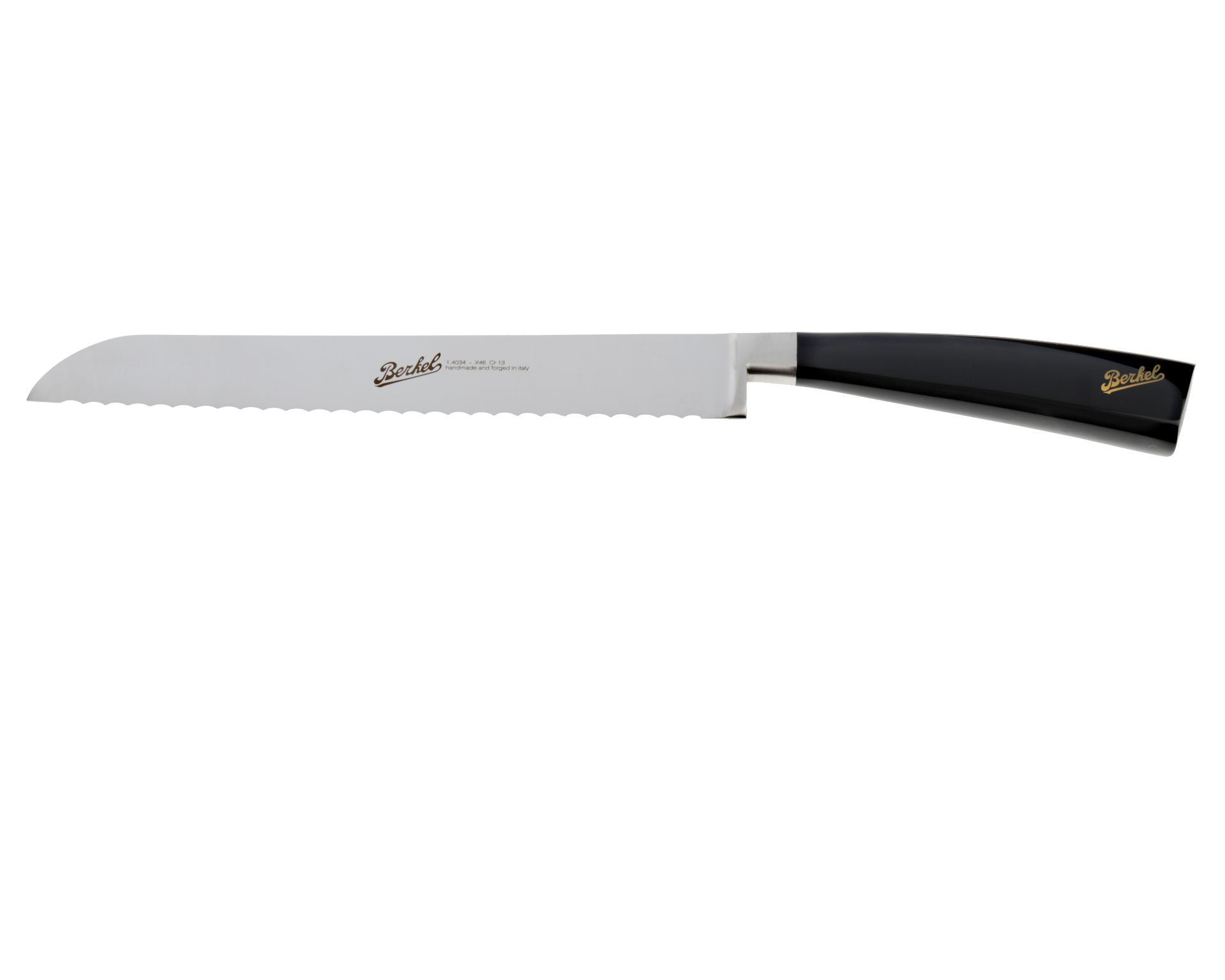 Bread Knife Elegance Steel With Black Handle Berkel 149684 8401br22srbbu