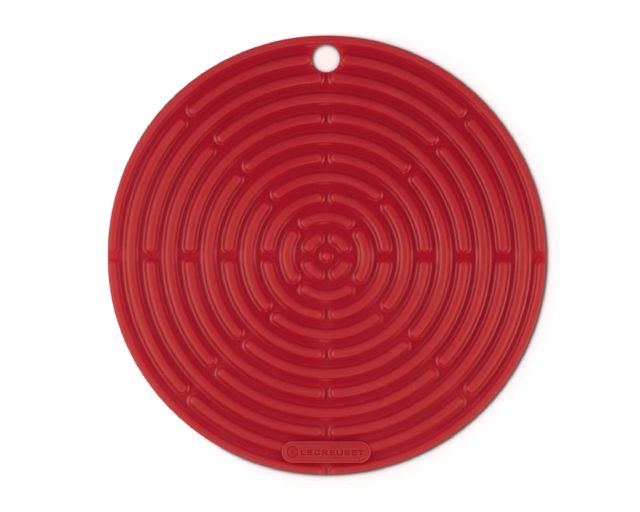 Sottopentola rotondo classic silicone ciliegia