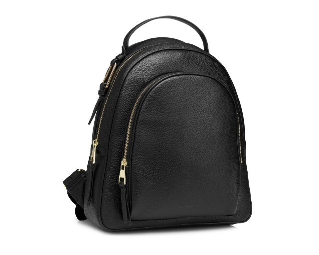 Backpack leather black
