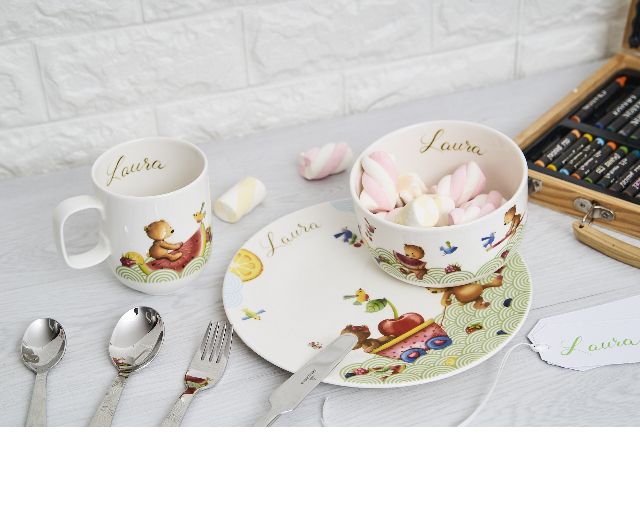 Set Pappa Hungry As A Bear Porcellana Composto Da 7 Pezzi Villeroy E Boch