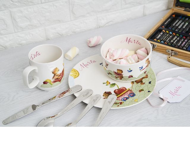 Set Pappa Hungry As A Bear Porcellana Composto Da 7 Pezzi Villeroy E Boch