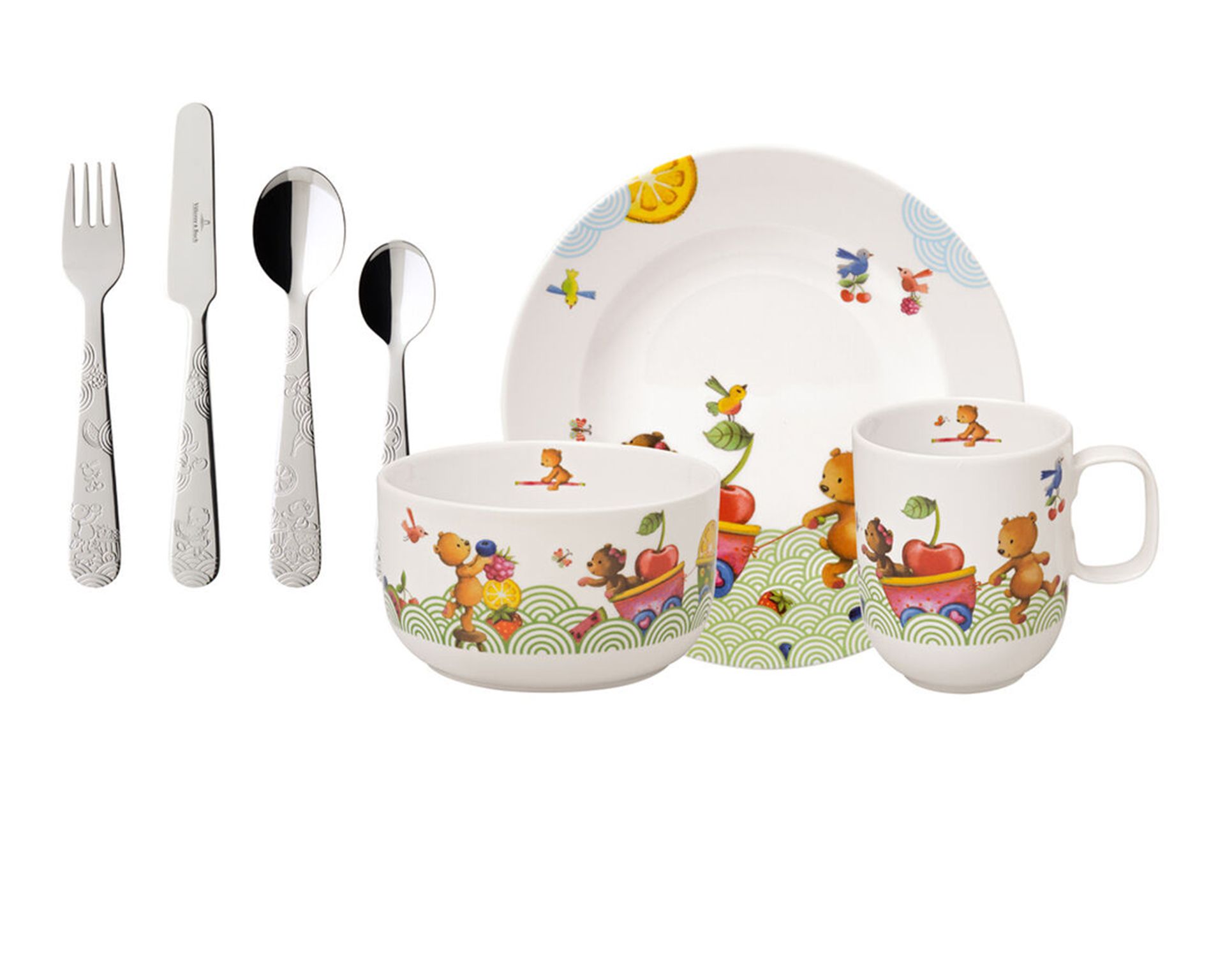 Set Pappa Hungry As A Bear Porcellana Composto Da 7 Pezzi Villeroy E Boch