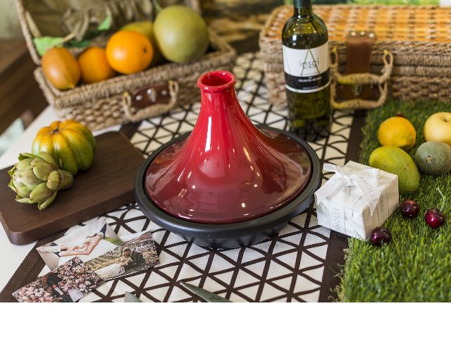 Tajine ghisa ciliegia