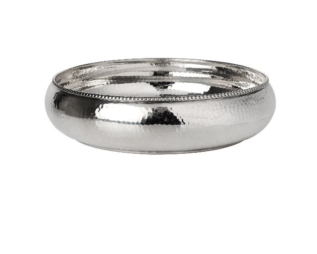 Round bowl silver plated in san marco style
