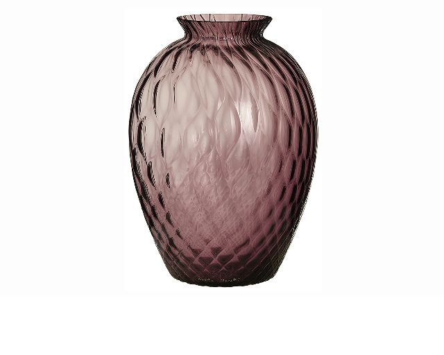 Vase polaris murano glass amethyst