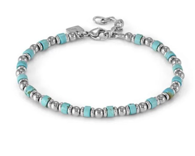 Bracelet instinctstyle sea steel turquoise
