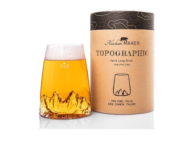 Bicchiere Long Drink Topographic Tre Cime Alaskan Maker 189453 200vdtc