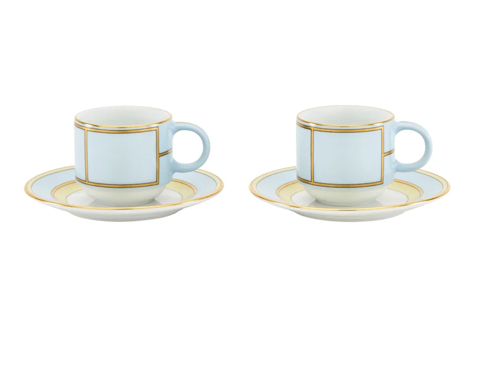 Coffee Cup Set Diva Porcelain Blue With Saucer Richard Ginori 183608 F00800w4301gend03