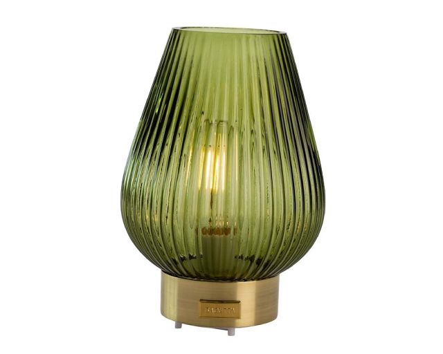 Lampada goccia a ricarica usb verde