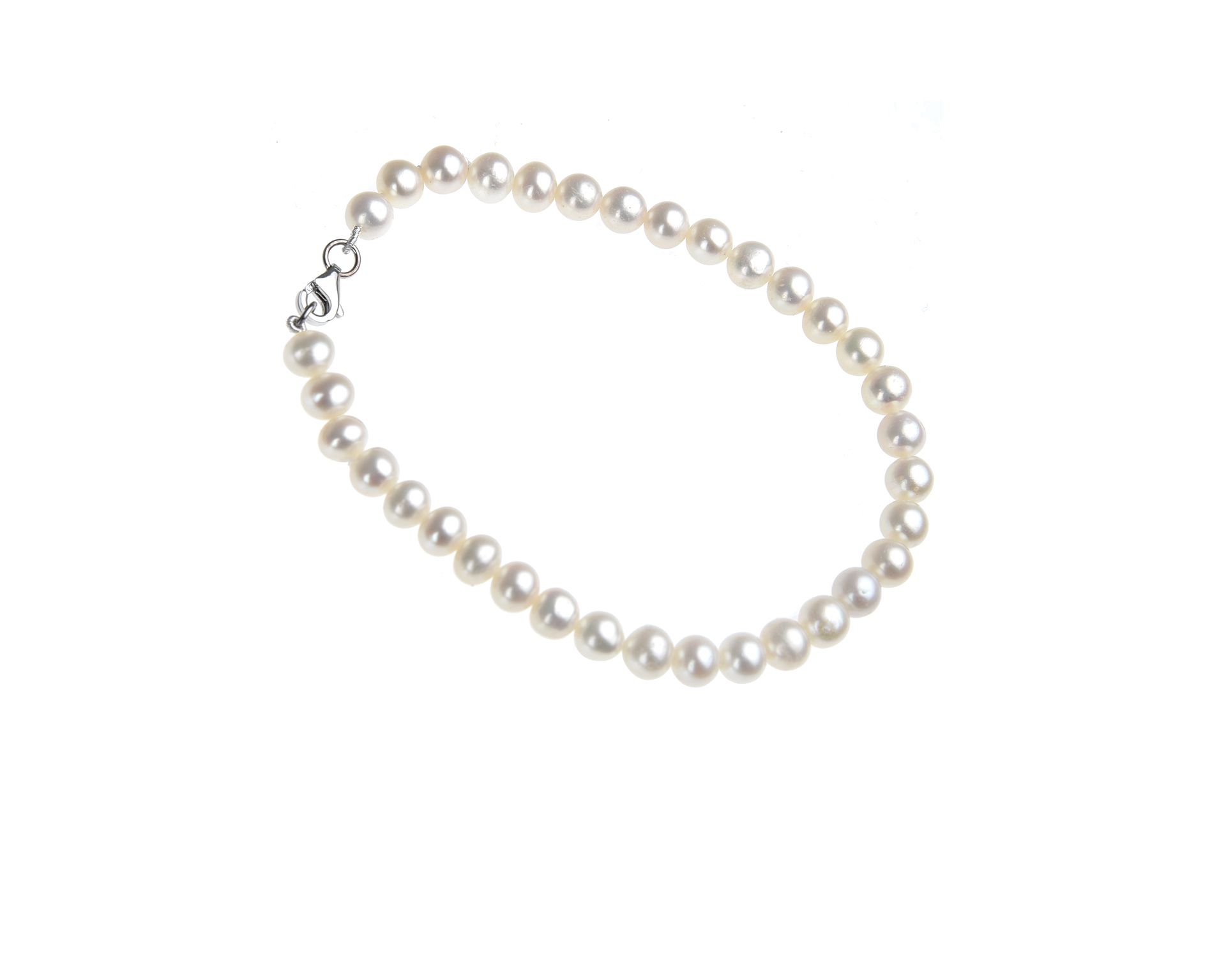 Bracelet Gold 750 And White Pearls Grown 24 Months Selezione Zanolli