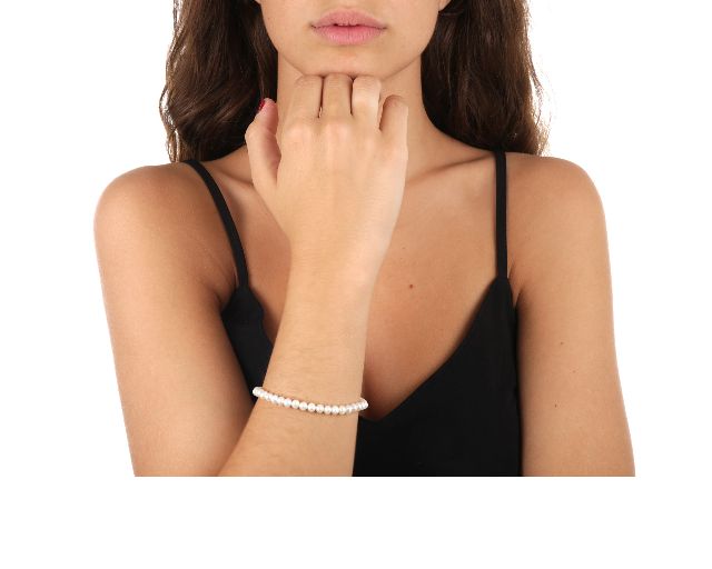 Bracelet Gold 750 And White Pearls Grown 24 Months Selezione Zanolli