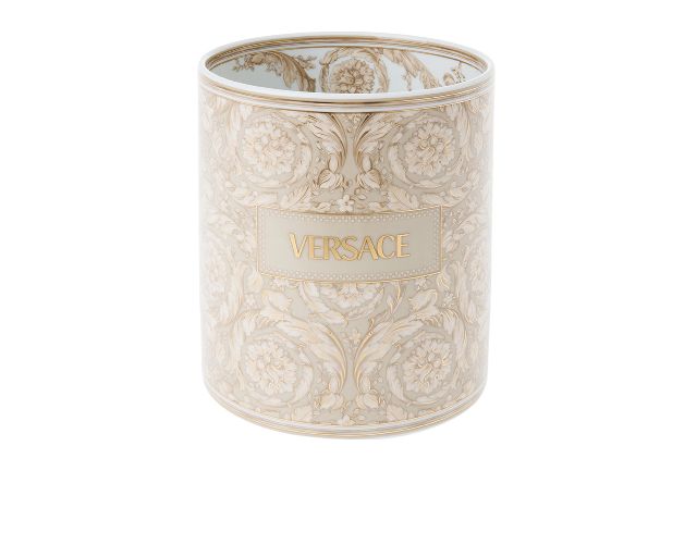 Vase barocco beige porcelain