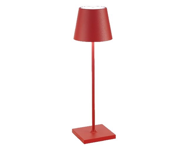 Table lamp poldina pro red