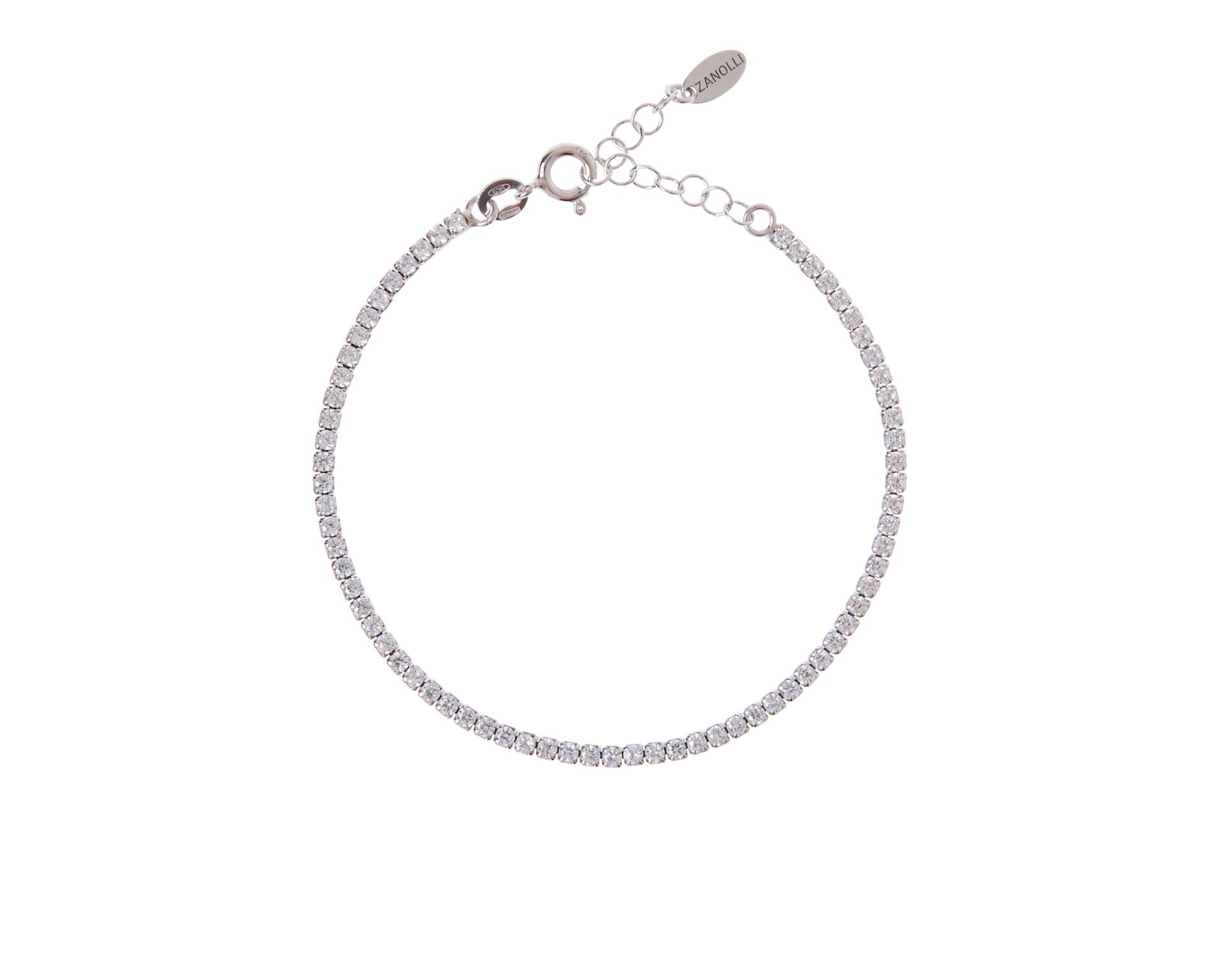 Bracciale Tennis Argento Con Zirconi Bianchi Selezione Zanolli 177922 726xbr254
