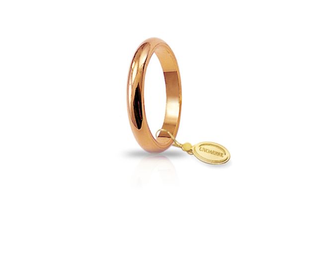Wedding ring francesina gold 750‰ red gold