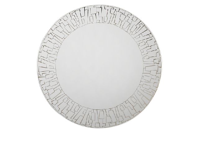 Piatto piano tac gropius skin platin porcellana