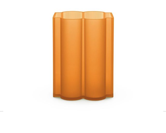 Vase Okra Orange Kartell
